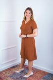 Vestido Lãzinha Evasê Decote V Yasmin