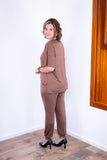 Conjunto Flórida - Malha Confort Calça e Blusa de Gola V