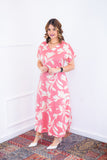 Vestido Antonella – Decote V com Fendas Laterais em Malha Confort Deluxe