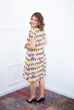 Vestido Sara - Malha Confort Midi com Manga