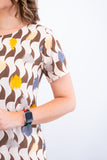 Vestido Sara - Malha Confort Midi com Manga