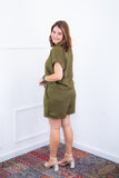 Conjunto Salvador - Bermudinha e Blusa em Linho Light