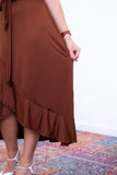 Vestido Malha Confort Manga Envelope Havaí