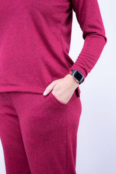 Conjunto Lãzinha Gola Redonda e Calça Pantalona Londres