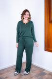 Conjunto Lãzinha Gola Redonda e Calça Pantalona Londres