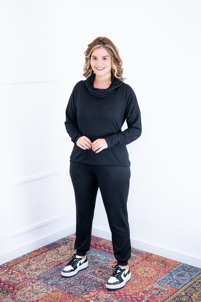 Conjunto Genebra - Lãzinha Calça e Blusa de Gola Boba