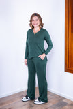 Conjunto Lãzinha Gola Redonda e Calça Pantalona Londres