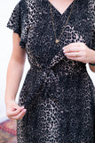 Vestido Malha Confort Manga Envelope Havaí