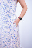 Vestido Regata Longuete com Decote V em Viscolinho Gabriela