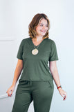 Blusa em Malha Canelada Fernanda