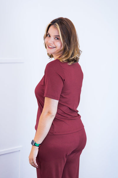 Blusa em Malha Canelada Fernanda