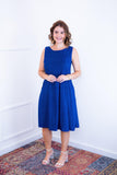 Vestido Malha Confort Regata Midi Sofia