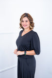 Blusa Gola V em Malha Confort Eduarda
