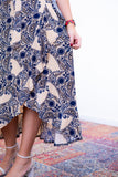 Vestido Malha Fria Manga Envelope Havaí