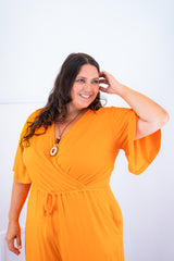 Macacão Turquia Signature – Transpassado com Cintura Ajustável em Viscolycra