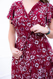 Vestido Malha Fria Manga Envelope Havaí