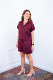 Conjunto Salvador - Bermudinha e Blusa em Linho Light