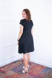 Vestido Gola Redonda Acinturado em Viscolycra Melissa