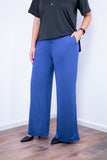 Calça Martina - Pantalona Malha Confort