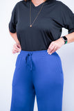 Calça Martina - Pantalona Malha Confort