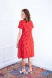 Vestido Sara - Malha Confort Midi com Manga