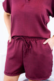 Conjunto Salvador - Bermudinha e Blusa em Linho Light