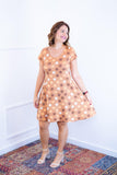Vestido Gola Redonda Acinturado em Viscolycra Melissa