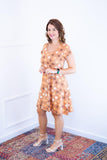 Vestido Gola Redonda Acinturado em Viscolycra Melissa