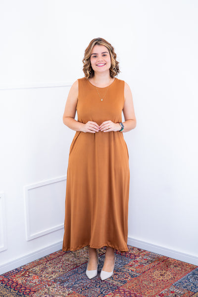 Vestido Regata Longuete Mullet em Malha Confort Daiane