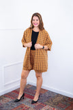 Conjunto Kimono Dora - Oversized Estampado e Bermudinha em Crepinho