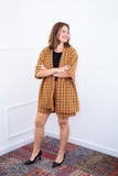 Conjunto Kimono Dora - Oversized Estampado e Bermudinha em Crepinho