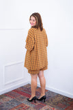 Conjunto Kimono Dora - Oversized Estampado e Bermudinha em Crepinho