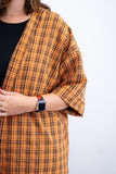 Conjunto Kimono Dora - Oversized Estampado e Bermudinha em Crepinho