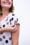 Vestido Laura - Evasê Decote V em Viscolycra