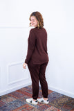 Conjunto Lãzinha Gola Redonda Calça Jogger Com Bolsos Copenhaguen