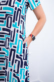 Vestido Sara - Malha Confort Midi com Manga