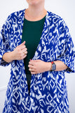Kimono Brasil – Oversized com Manga Ampla em Crepe
