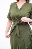 Vestido Malha Fria Envelope Indonesia