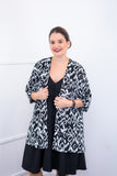 Kimono Brasil – Oversized com Manga Ampla em Crepe