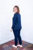 Conjunto Lãzinha Gola Redonda Calça Jogger Com Bolsos Copenhaguen