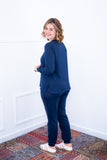 Conjunto Lãzinha Gola Redonda Calça Jogger Com Bolsos Copenhaguen