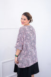 Kimono Brasil – Oversized com Manga Ampla em Crepe