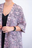 Kimono Brasil – Oversized com Manga Ampla em Crepe