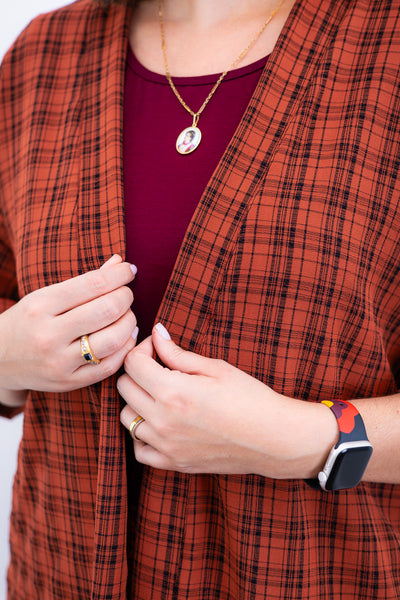 Conjunto Kimono Dora - Oversized Estampado e Bermudinha em Crepinho