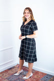 Vestido Lãzinha Evasê Decote V Yasmin