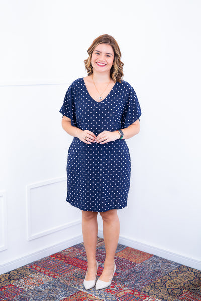 Vestido Helena - Malha Confort Manga Morcego