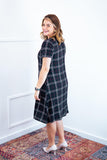 Vestido Lãzinha Evasê Decote V Yasmin