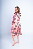 Robe de Cetim Amplo Charlotte