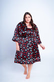 Robe de Cetim Amplo Charlotte