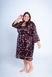 Robe de Cetim Amplo Charlotte